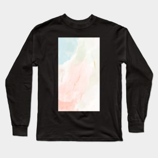 Beautiful calming relaxing pastel natural print Long Sleeve T-Shirt